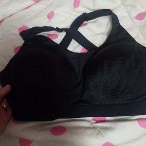Black Victoria's Secret racer back sports bra